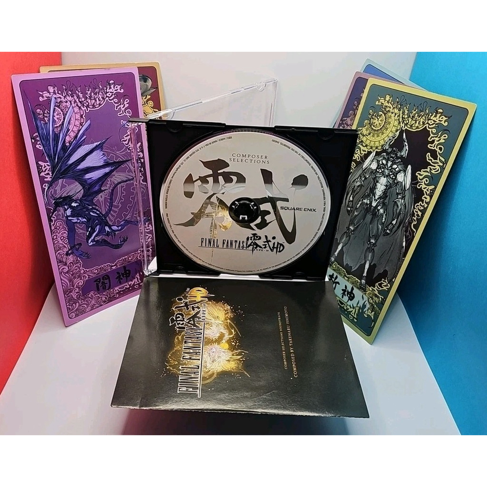 Final Fantasy Type-0 HD Collectors Ed. Composer Selections CD, Booklet & 5 Cards